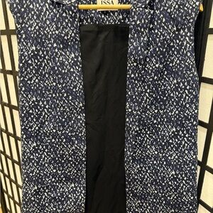 ISSA Blue and Black Vest sz 8